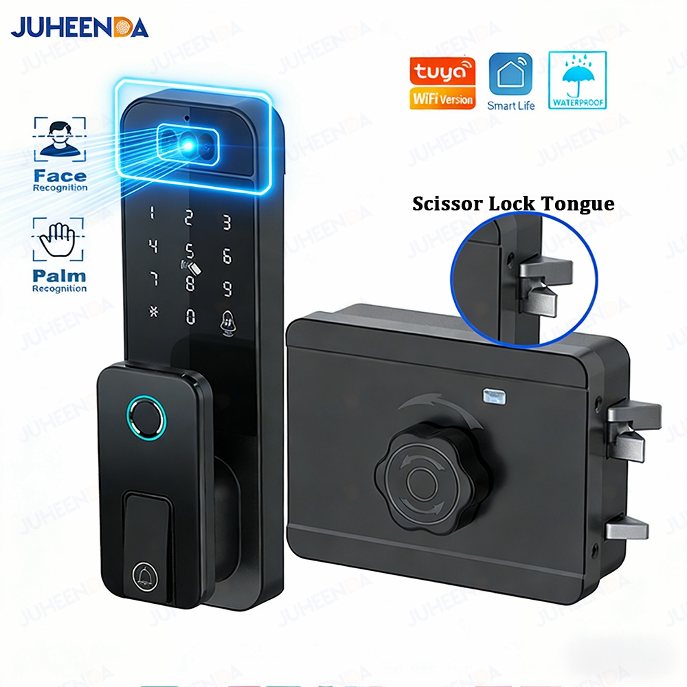 Smart Garden Gate Lock - Tuya WiFi Smart Door Lock Face