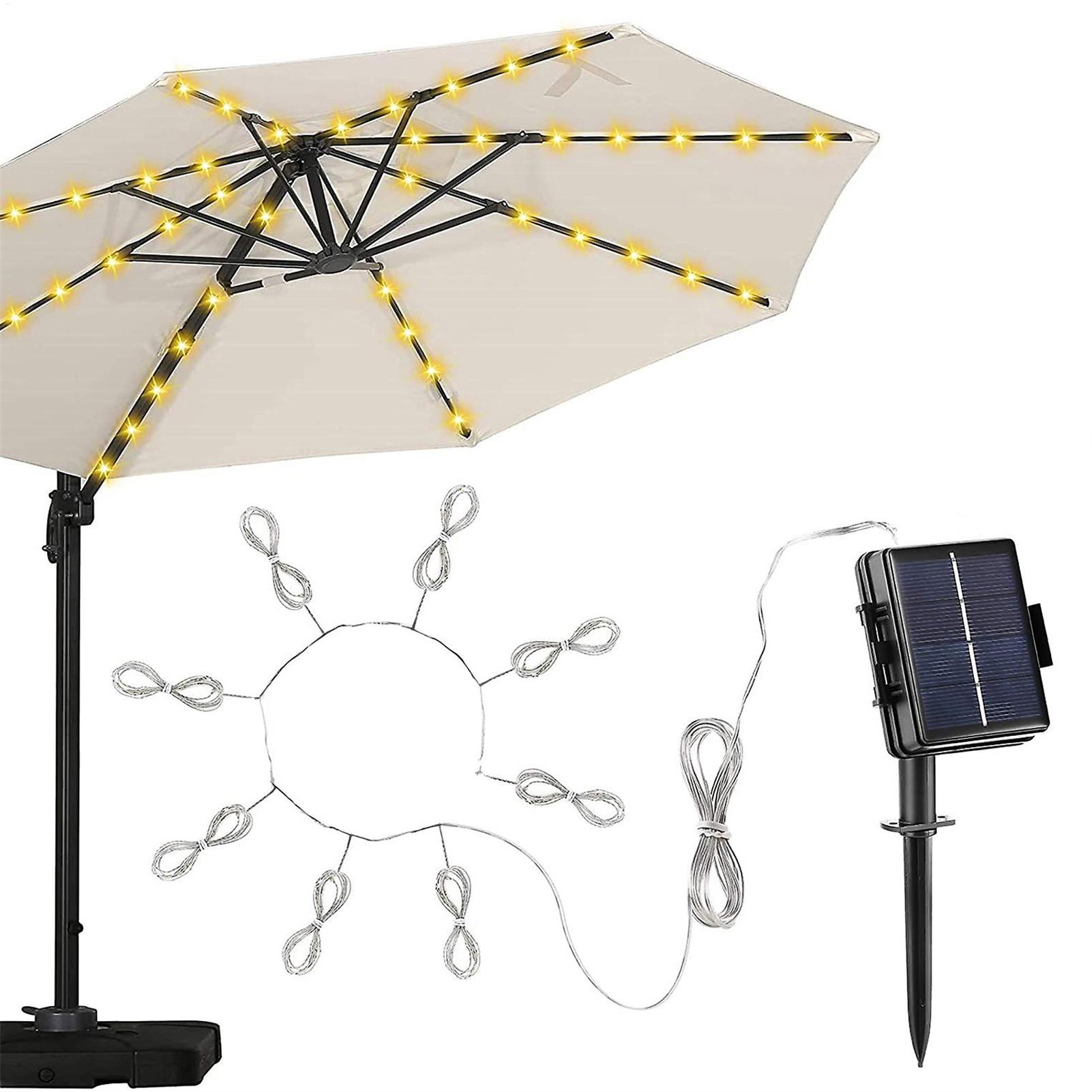 Smart Garden Umbrella - 104 LED Solar Power Patio Umbrella