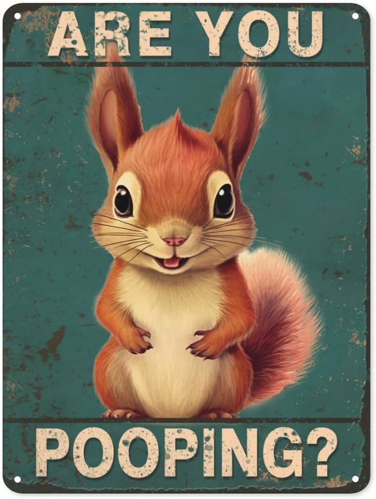 Smart Garden In Home - Are You Pooping squirrel Bathroom Funny
