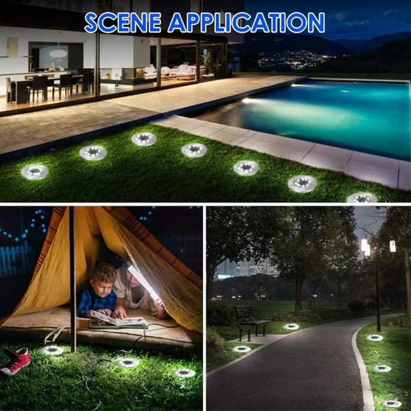 Solar Buried Ground Lights, 8/ - đánh giá và giá Smart Garden Solar Lights