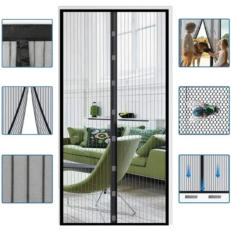 Magnetic Mosquito Net Door Win - đánh giá và giá Smart Garden Gate Lock