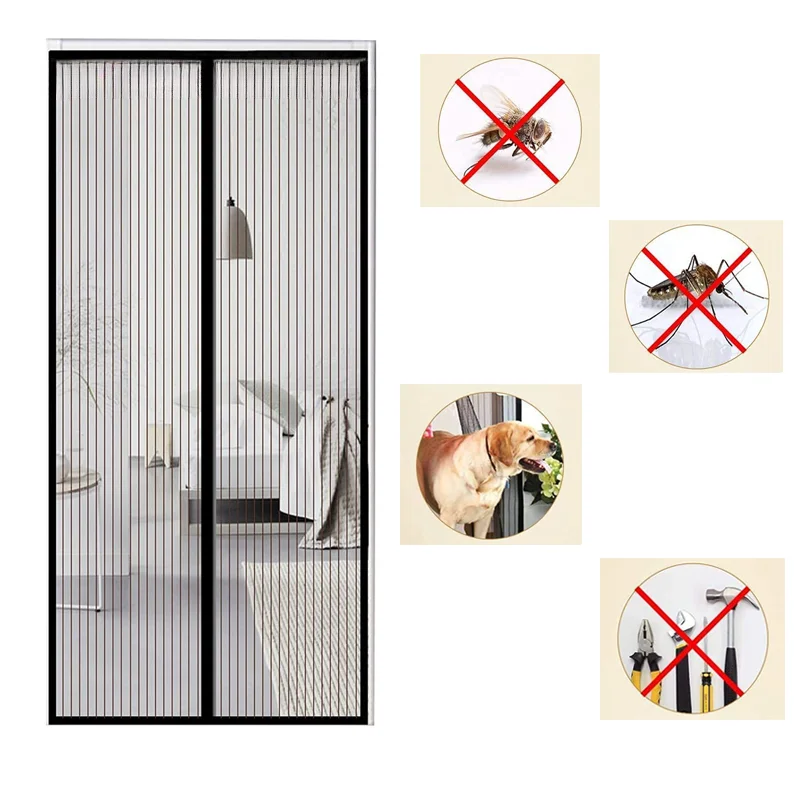 Magnetic Mosquito Net Door Win - đánh giá và giá Smart Garden Gate Lock