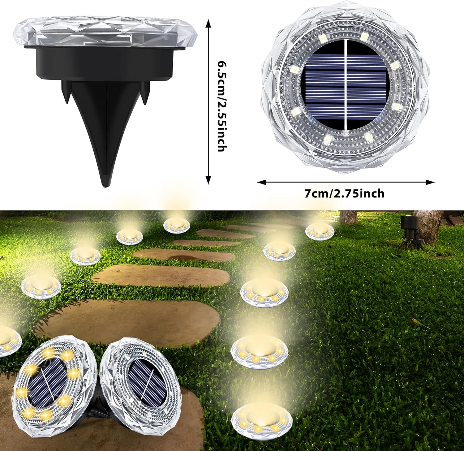 4/8PCS Solar Underground Light - đánh giá và giá Smart Garden Solar Lights