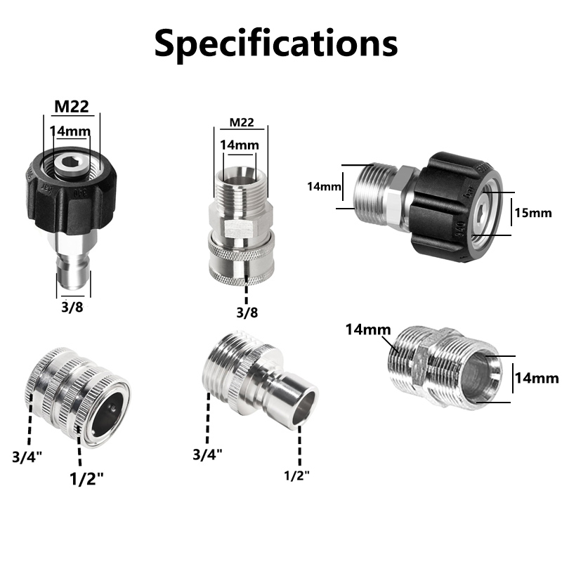 10PCS Pressure Washer Adapter  - đánh giá và giá Smart Garden Hub
