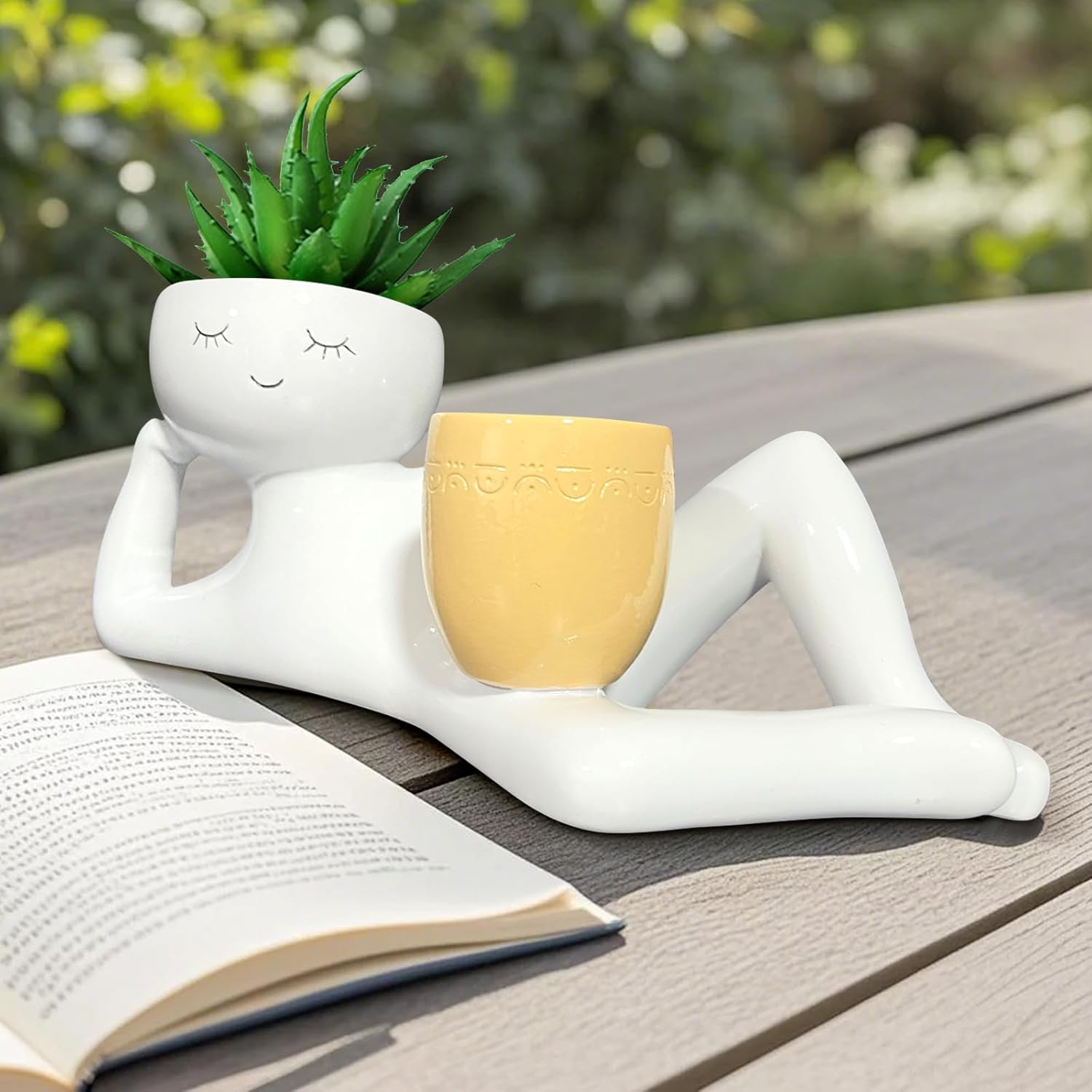 Lazy Little Guy Planter Unique - đánh giá và giá Smart Garden In Home