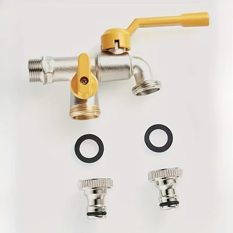 Double outlet garden hose fauc - đánh giá và giá Smart Garden Hub