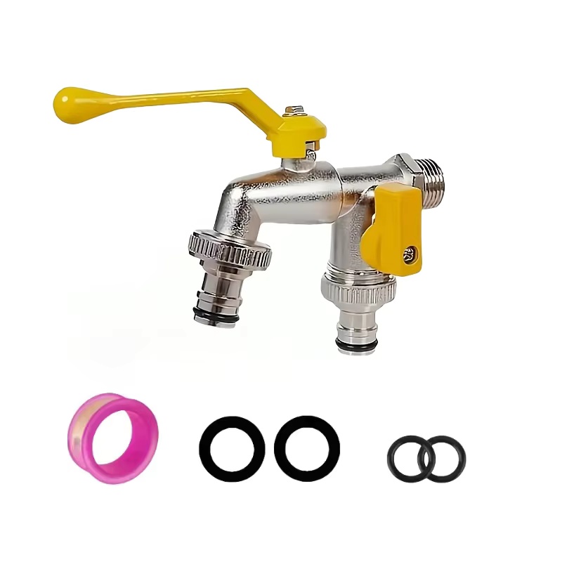 Double outlet garden hose fauc - đánh giá và giá Smart Garden Hub