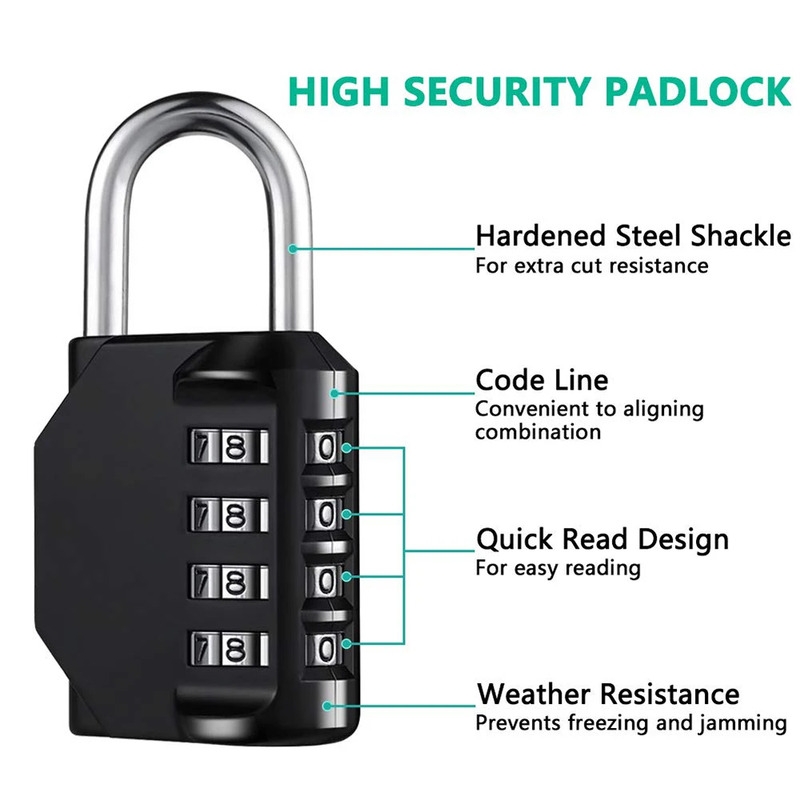 Outdoor Security Combination P - đánh giá và giá Smart Garden Gate Lock