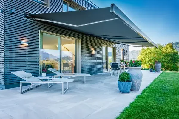 Outdoor Awning Customized Fold - đánh giá và giá Smart Garden Umbrella
