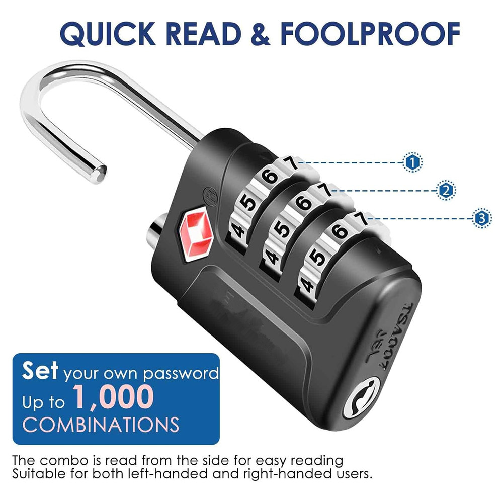 TSA Approved Luggage Locks, Co - đánh giá và giá Smart Garden Gate Lock