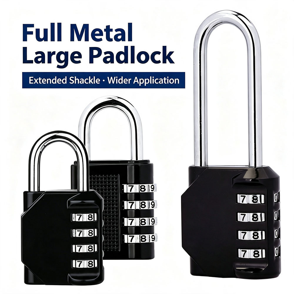 4 Digit Long Shackle Combinati - đánh giá và giá Smart Garden Gate Lock