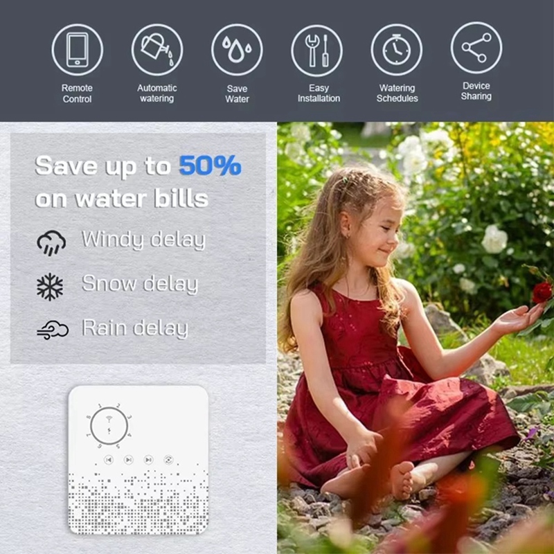 Tuya WiFi Smart Sprinkler Cont - đánh giá và giá Smart Garden In Home