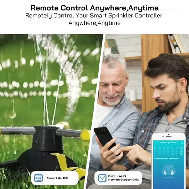 Tuya WiFi Smart Sprinkler Cont - đánh giá và giá Smart Garden In Home