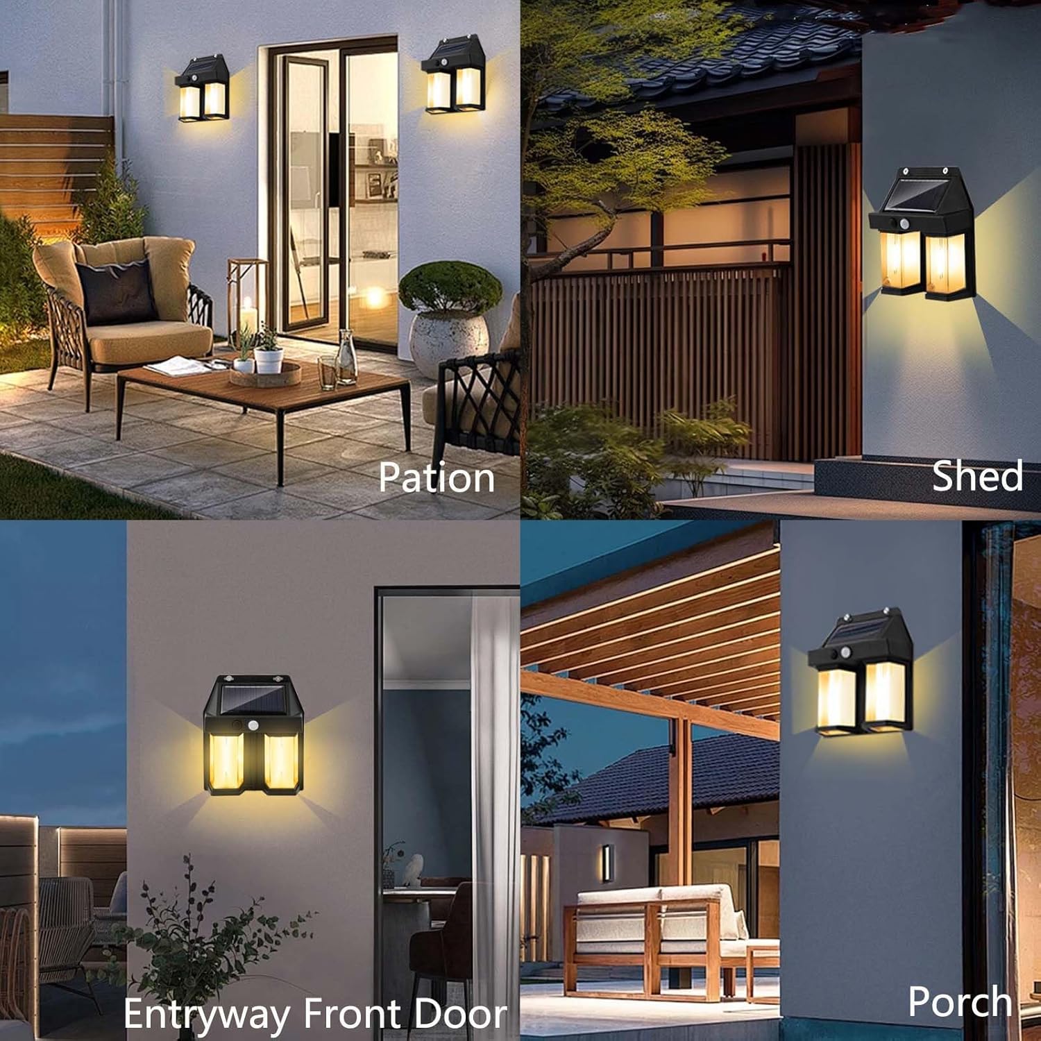 Solar Powered Wall Light Vinta - đánh giá và giá Smart Garden Solar Lights