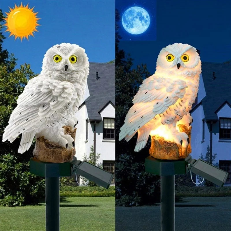 Solar Owl Statue Garden Light  - đánh giá và giá Smart Garden In Home