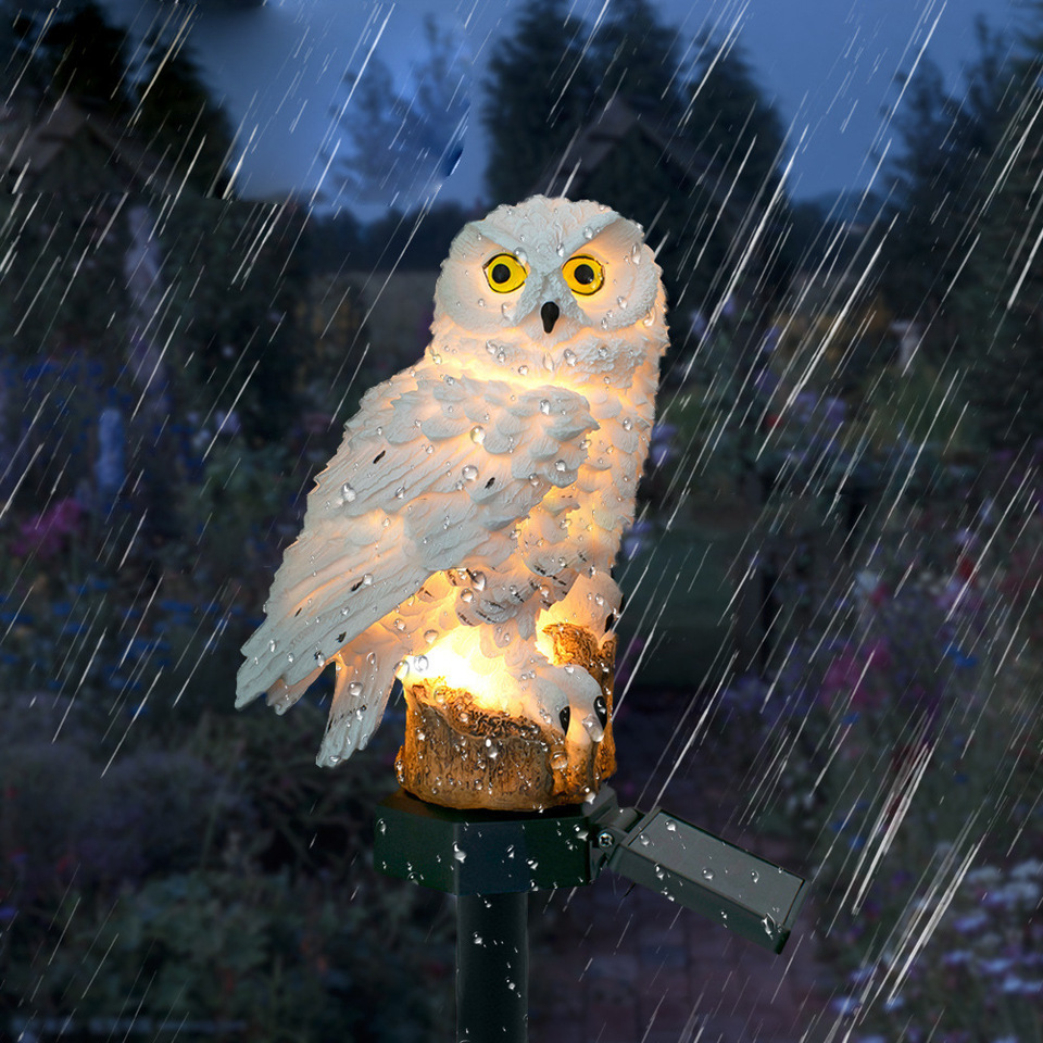 Solar Owl Statue Garden Light  - đánh giá và giá Smart Garden In Home