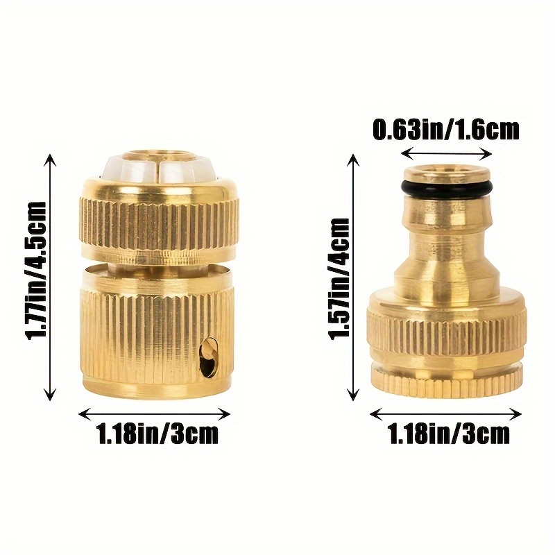 3/5 Pairs Brass Garden Hose Co - đánh giá và giá Smart Garden Hub