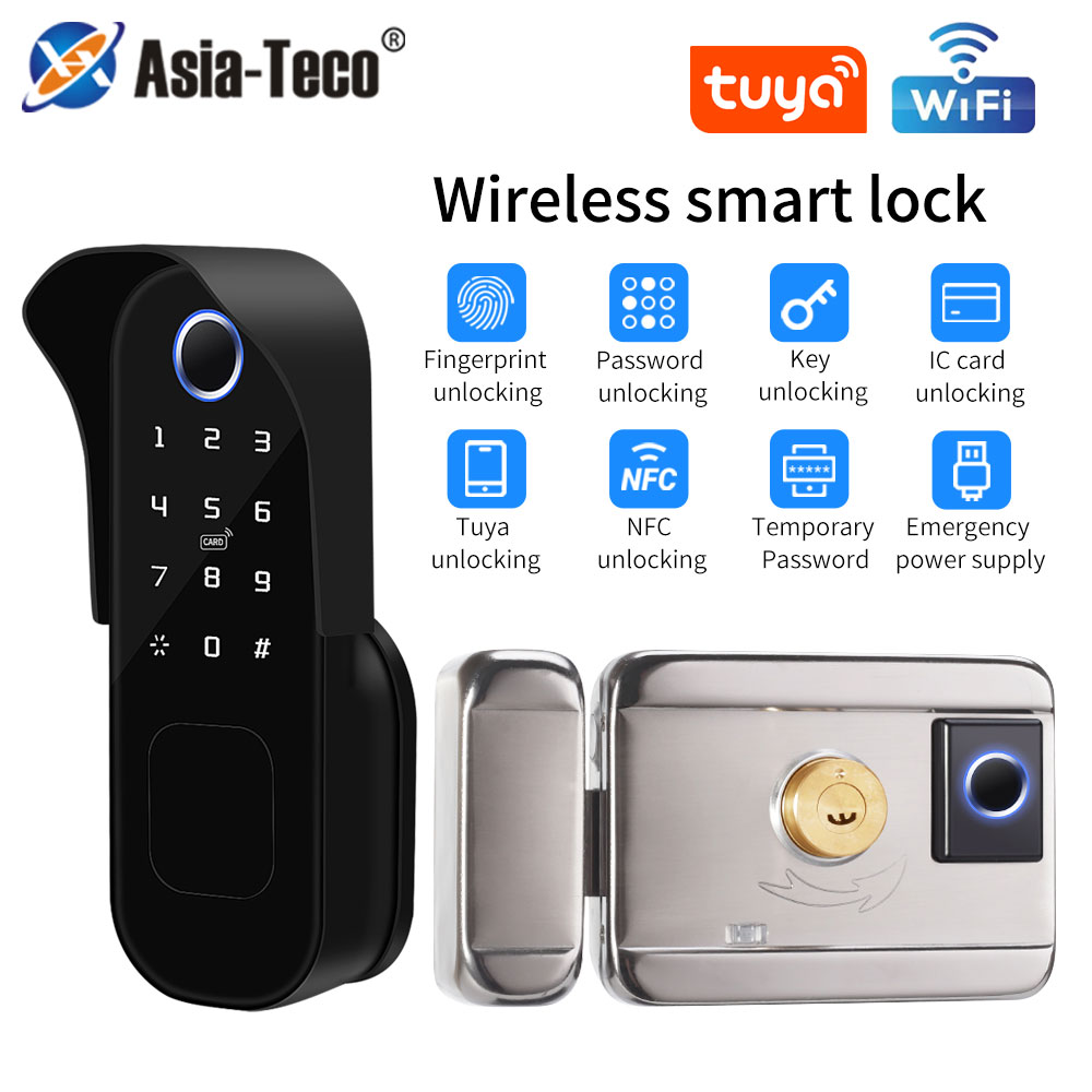 Tuya Fingerprint Door Lock Wat - đánh giá và giá Smart Garden Gate Lock