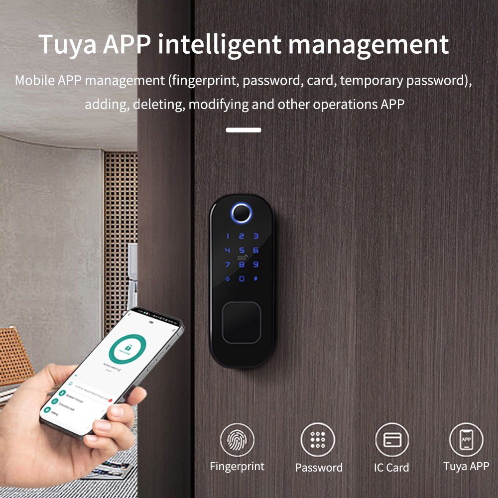 Tuya Fingerprint Door Lock Wat - đánh giá và giá Smart Garden Gate Lock
