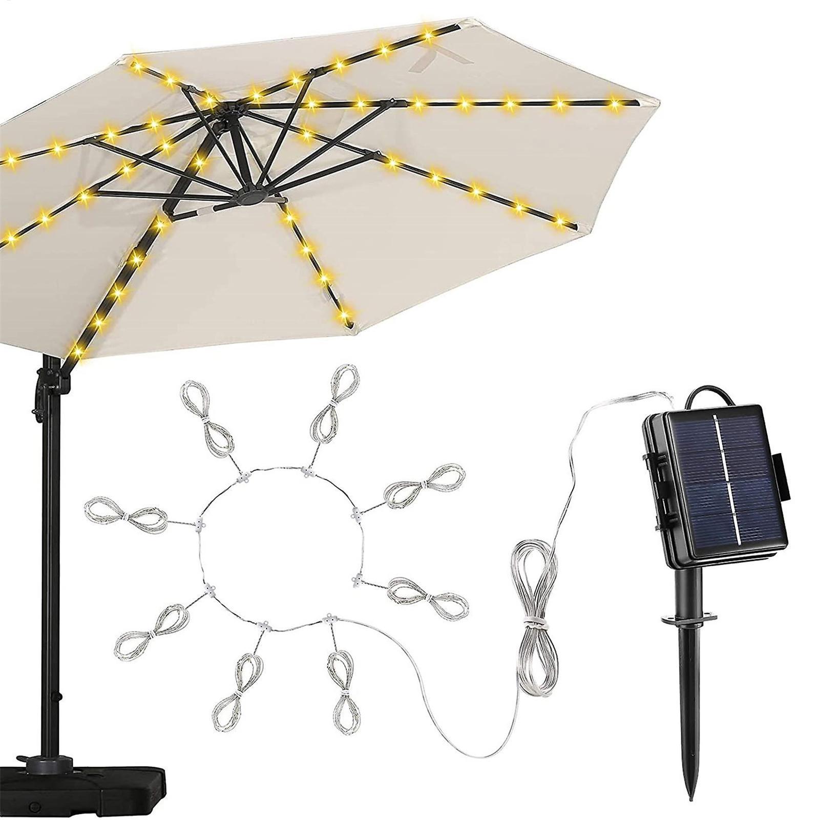 104 LED Umbrella String Light  - đánh giá và giá Smart Garden Umbrella