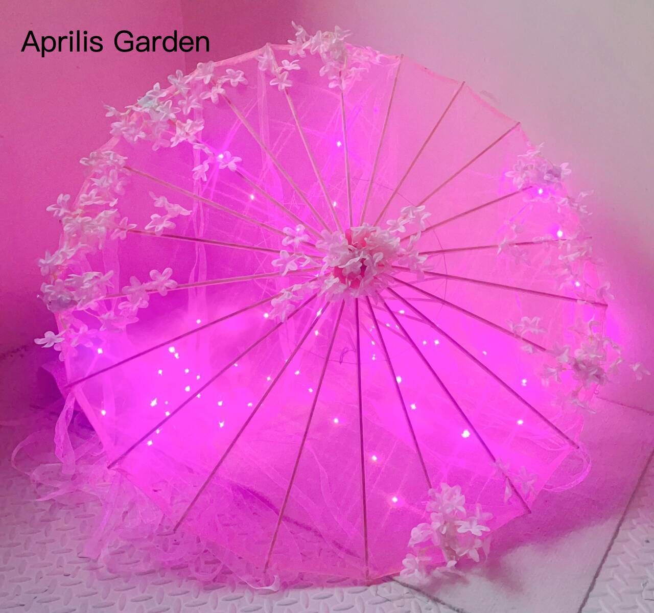 Đèn LED Sợi Vải Lụa Phối Ren T - đánh giá và giá Smart Garden Umbrella