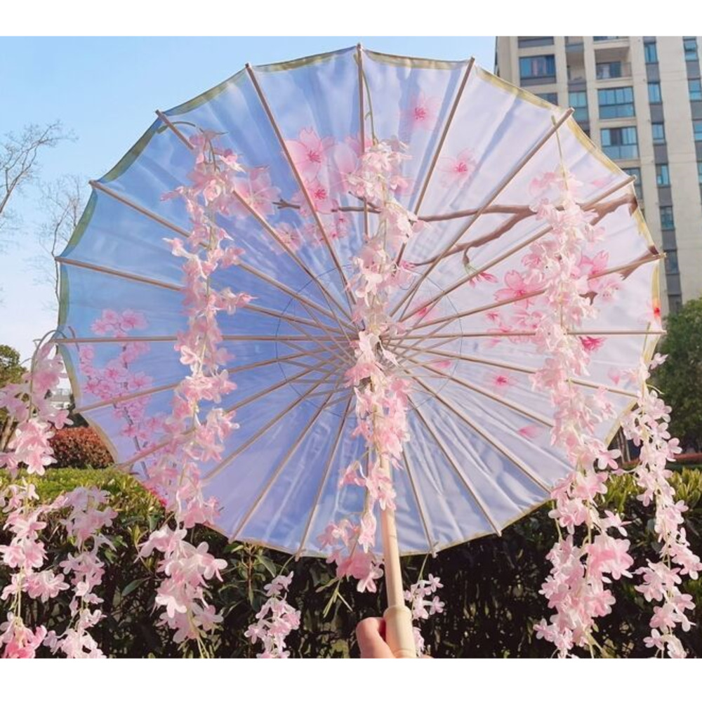 82CM 32'' Skyblue Hanfu Paraso - đánh giá và giá Smart Garden Umbrella