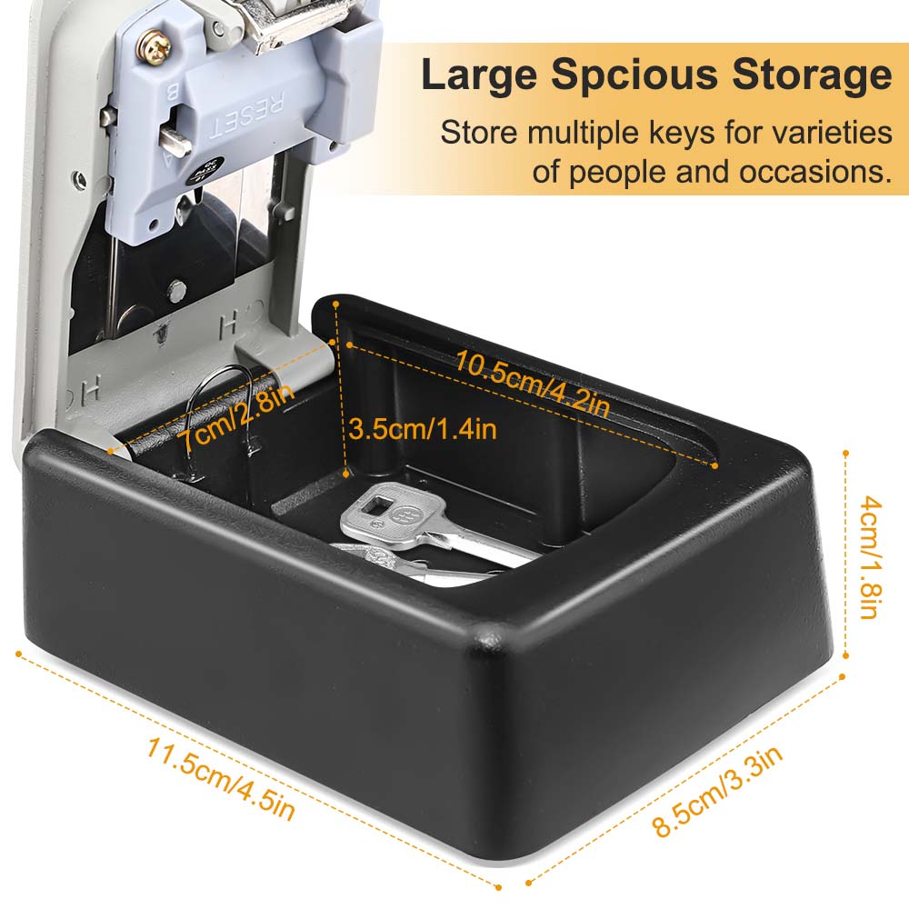 Password Lock Storage Box Meta - đánh giá và giá Smart Garden Gate Lock