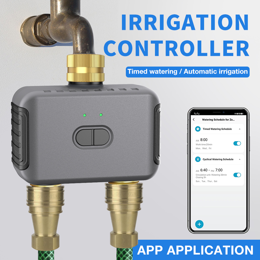 Tuya 2 Zone Watering Timer Gar - đánh giá và giá Smart Garden Indoor